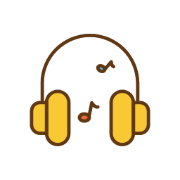 Listening to Music Icon, listening to music,headphones,music