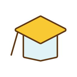 Postgraduate Exam Icon, postgraduate exam,graduation cap,study