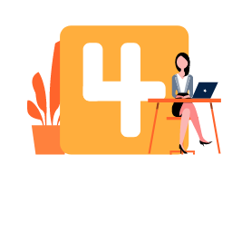 Orange Office Environment Icon, office,work