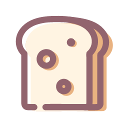 Bread Icon, bread,snack
