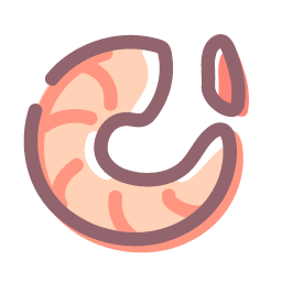 Seafood Snack Icon, seafood,snack