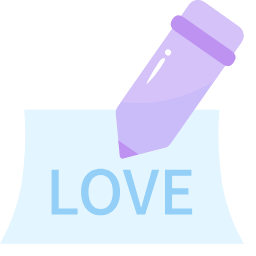 Write with Love Icon, write,love,pen