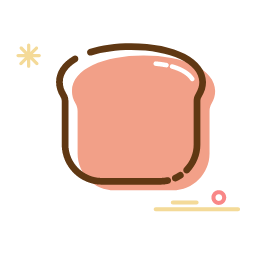 Bread Icon, bread,snack