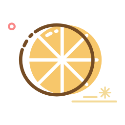 Dried Lemon Icon, dried lemon,dried fruit