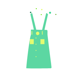 Pinafore Dress Icon, dress,pinafore,spring dress