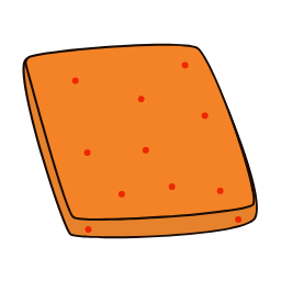 Fish Tofu Icon, fish tofu,food