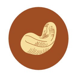 Charcoal - Roasted Cashew Icon, charcoal - roasted cashew,cashew,snack