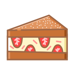 Cream Puff Icon, cream puff,pastry