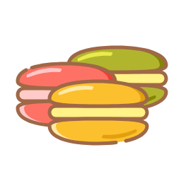 Macarons Icon, macarons,cookie