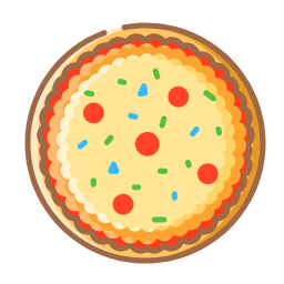 Pizza Slice Icon, pizza,Italian