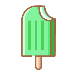 Popsicle Icon, popsicle,ice cream