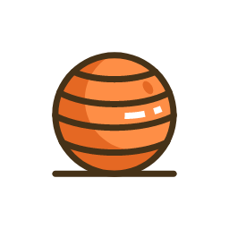 Balance Ball Icon, balance ball,yoga equipment