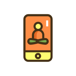 Yoga Apps Icon, yoga apps,yoga technology
