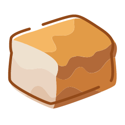 Bread Loaf Icon, bread,food
