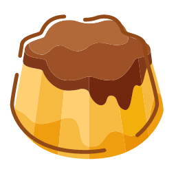 Chocolate Pudding Icon, pudding,dessert