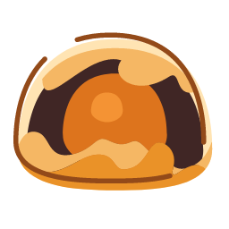 Egg Yolk Pastry Icon, pastry,dessert