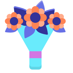 Bridal Bouquet Icon, bouquet,wedding