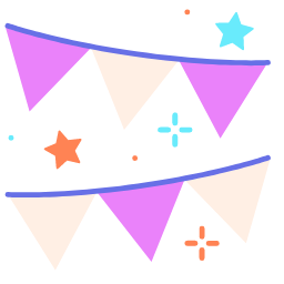 Wedding Celebration Banners Icon, celebration,wedding