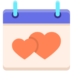 Wedding Day Calendar Icon, calendar,wedding
