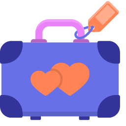 Wedding Honeymoon Icon, honeymoon,wedding