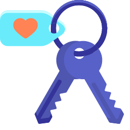 Wedding Hotel Keys Icon, keys,wedding