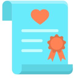 Wedding Marriage Contract Icon, contract,wedding