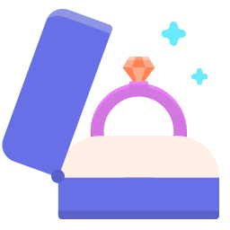 Wedding Ring Proposal Icon, proposal,wedding