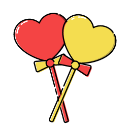 Lollipop Icon, lollipop,heart,sweet