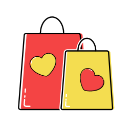 Shopping Icon, shopping,bags,love