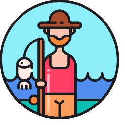 Fisherman Icon, fisherman,fishing