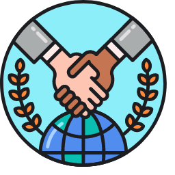International Agreement Icon, agreement,international