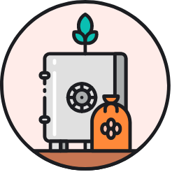 Seed Bank Icon, seed,bank