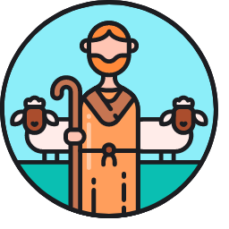 Shepherd Icon, shepherd,agriculture