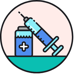 Vaccination Icon, vaccination,syringe,vaccine