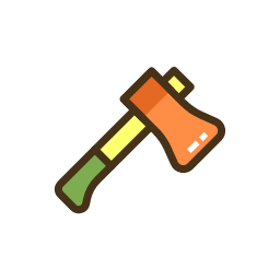 Hatchet Icon, hatchet,gardening tool