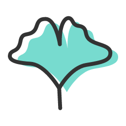 Fan - Shaped Leaf Icon, fan - shaped,leaf