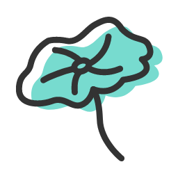 Lotus Leaf Icon, lotus,leaf