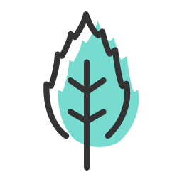 Tree 3 Icon, tree,pointed - top