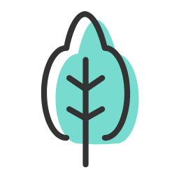 Tree 4 Icon, tree,teardrop - shaped