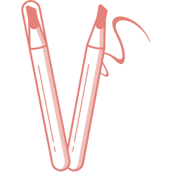 Eyebrow Pencil Line Icon, eyebrow pencil,makeup