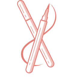 Eyeliner Line Icon, eyeliner,makeup