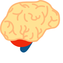 Brain Icon (Simplified) Icon, brain,nervous
