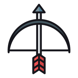 Archery Bow Icon, archery,bow,sport