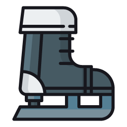 Ice Skates Icon, ice skates,skating,sport