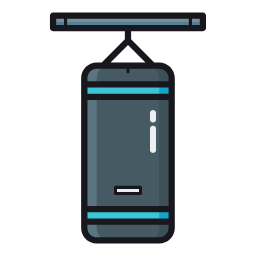 Punching Bag Icon, punching bag,boxing,fitness