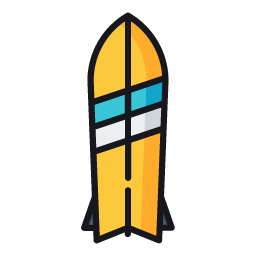 Surfboard Icon, surfboard,surfing,sport