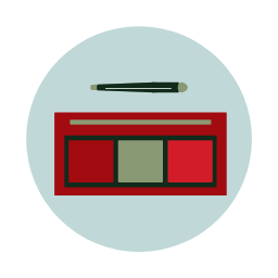 3 - Color Eyeshadow Icon, eyeshadow,makeup