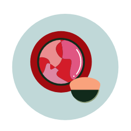 Blush Icon, blush,makeup