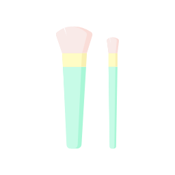 Brushes Cosmetic Icon, brushes,makeup tools