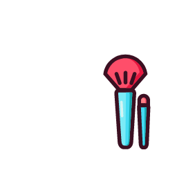 Makeup Brush Icon, makeup brush,makeup